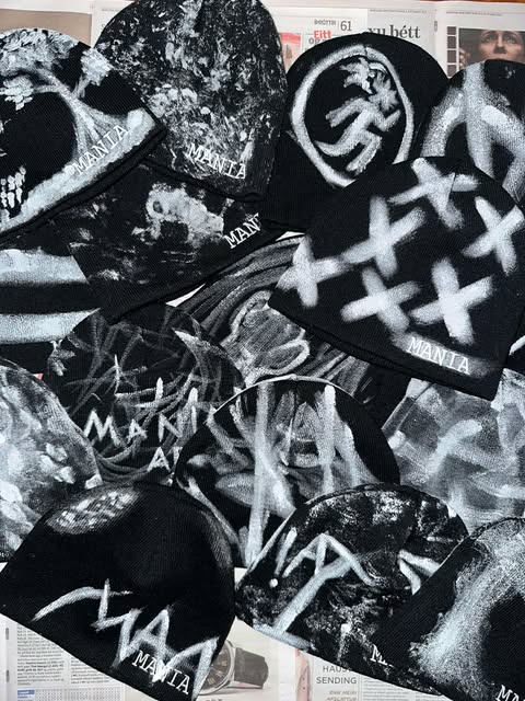 Limited 1/1 painted beanies